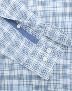 Hot Hackett London Chemise Slim Fit Oxford à carreaux bleu/blanc