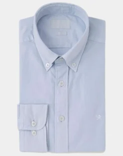 Sale Hackett London Chemise Slim Fit Oxford bleu ciel