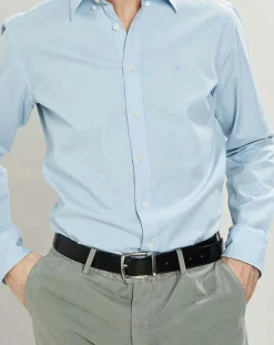 Homme Hackett London Chemise Slim Fit Oxford bleu clair