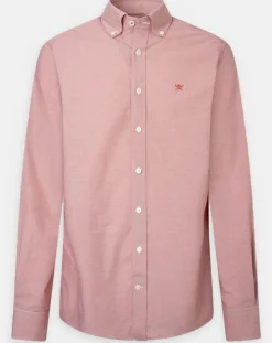 Homme Hackett London Chemise Slim Fit Pop à micro vichy rouge/blanc