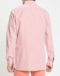 Sale Hackett London Chemise Slim Fit Pop Milleraies rouge/blanc