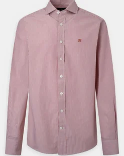 Sale Hackett London Chemise Slim Fit Pop Milleraies rouge/blanc