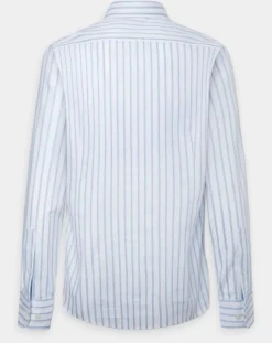 Homme Hackett London Chemise Slim Fit Smart à rayures bleu/blanc