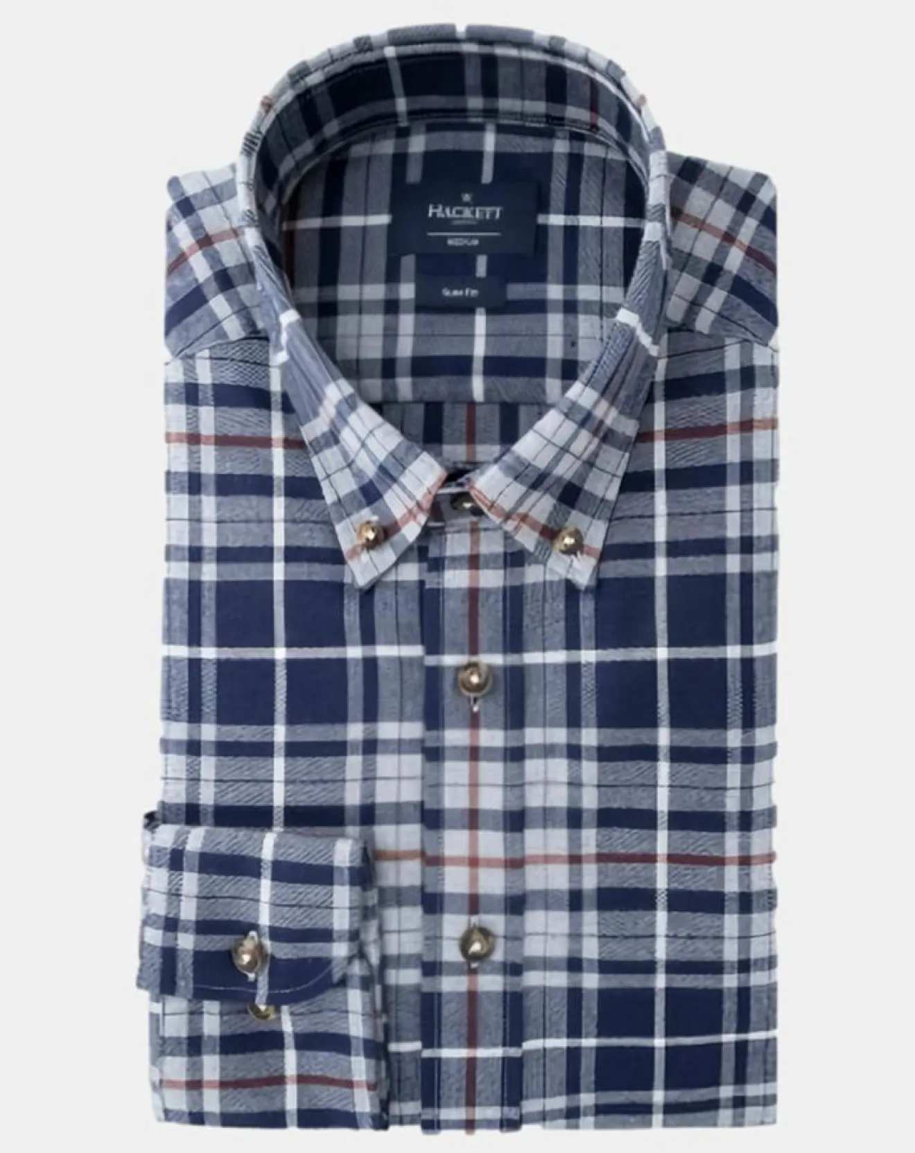 Discount Hackett London Chemise Slim Fit Tartan Ecosse multicolore