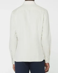 Hot Hackett London Chemise Slim Fit Trim Twil Sport beige
