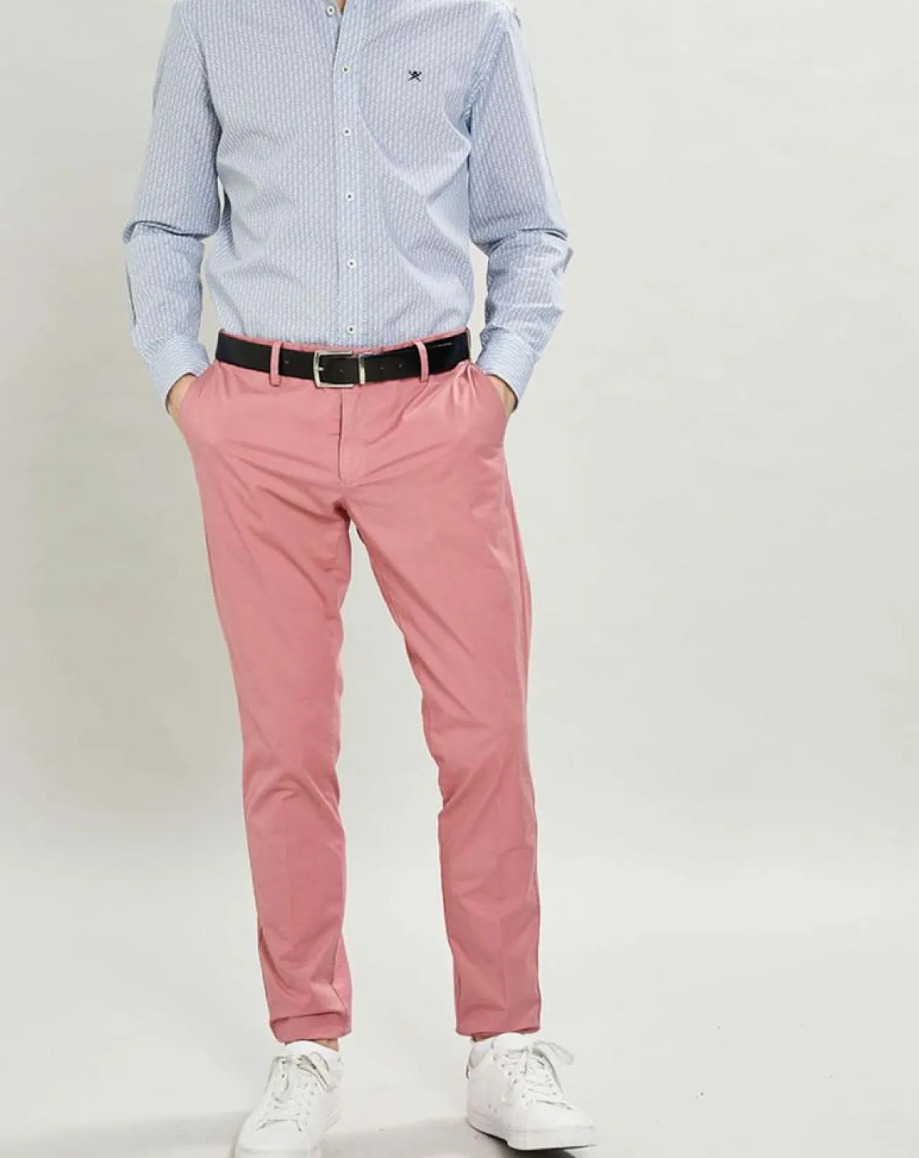 Homme Hackett London Chemise Slim Fit Vague imprimée bleue