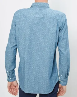 Best Hartford Chemise Slim Storm à imprimé fleuri bleu clair