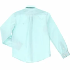Hot Hackett London Chemise Summer en Coton à motifs vert aqua - T.9/15A