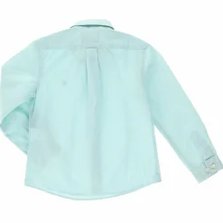 Hot Hackett London Chemise Summer en Coton à motifs vert aqua - T.3/7A