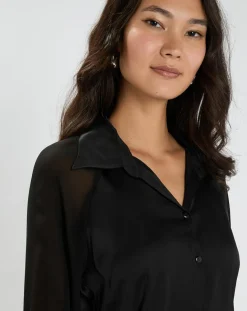 Femme Lauren Vidal Chemise Vega noire