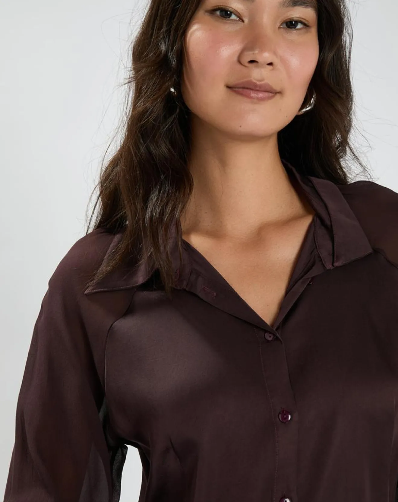 Sale Lauren Vidal Chemise Vega raisin