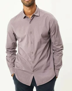 Clearance Dockers Chemise WaterLess Alpha Spread Colla parme