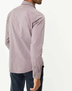 Clearance Dockers Chemise WaterLess Alpha Spread Colla parme