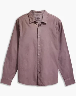 Clearance Dockers Chemise WaterLess Alpha Spread Colla parme