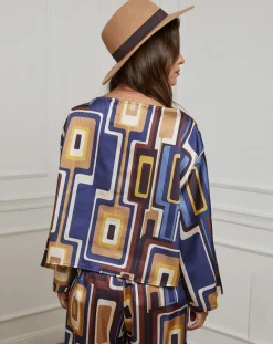 Alice & Charlotte Chemisier Caroline marine