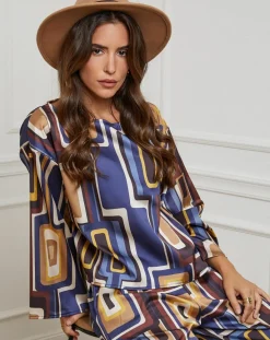 Alice & Charlotte Chemisier Caroline marine