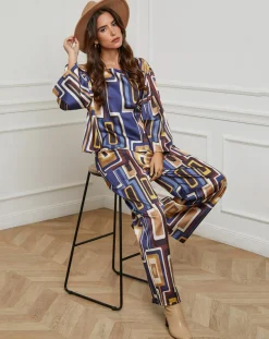 Alice & Charlotte Chemisier Caroline marine