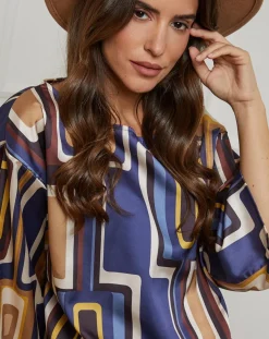 Alice & Charlotte Chemisier Caroline marine