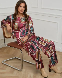 Femme Alice & Charlotte Chemisier Caroline rose