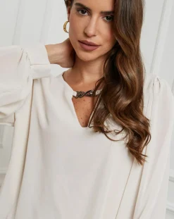 Outlet Alice & Charlotte Chemisier Charlotte blanc