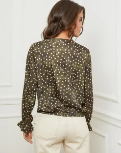 Sale L'Armoire de Suzette Chemisier Emma kaki