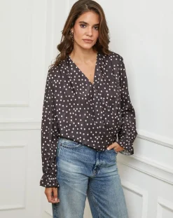 Sale L'Armoire de Suzette Chemisier Emma noir