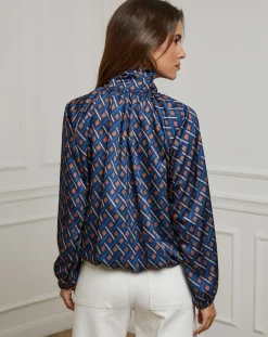 Femme Alice & Charlotte Chemisier Tycia marine