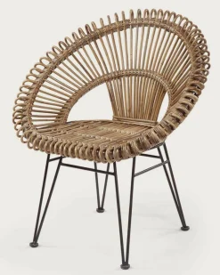 Uniqka Chiang Mai - Fauteuil rond en rotin tressé
