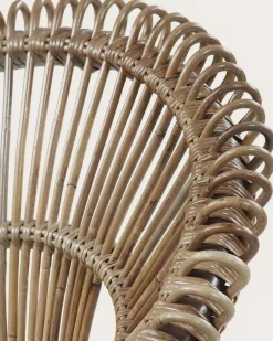 Uniqka Chiang Mai - Fauteuil rond en rotin tressé