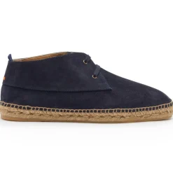 Homme Castaner Chukka boots en Velours de Cuir Bruno marine