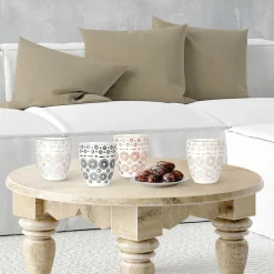 Home Deco Factory Coffret 4 tasses Mirage multicolores - 25 cl