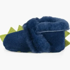 Clearance Ugg Coffret bonnet & bottines en Peau de Mouton Dydo bleu