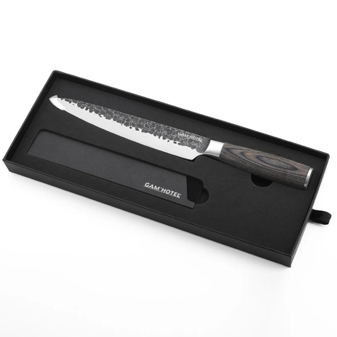 Best Gam'Hotel Coffret couteau à trancher Rétro noir