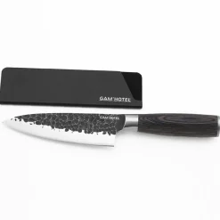 Gam'Hotel Coffret couteau chef Rétro noir - D.29.5 cm