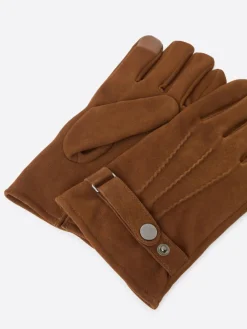 Best Devred Coffret gants en cuir camel