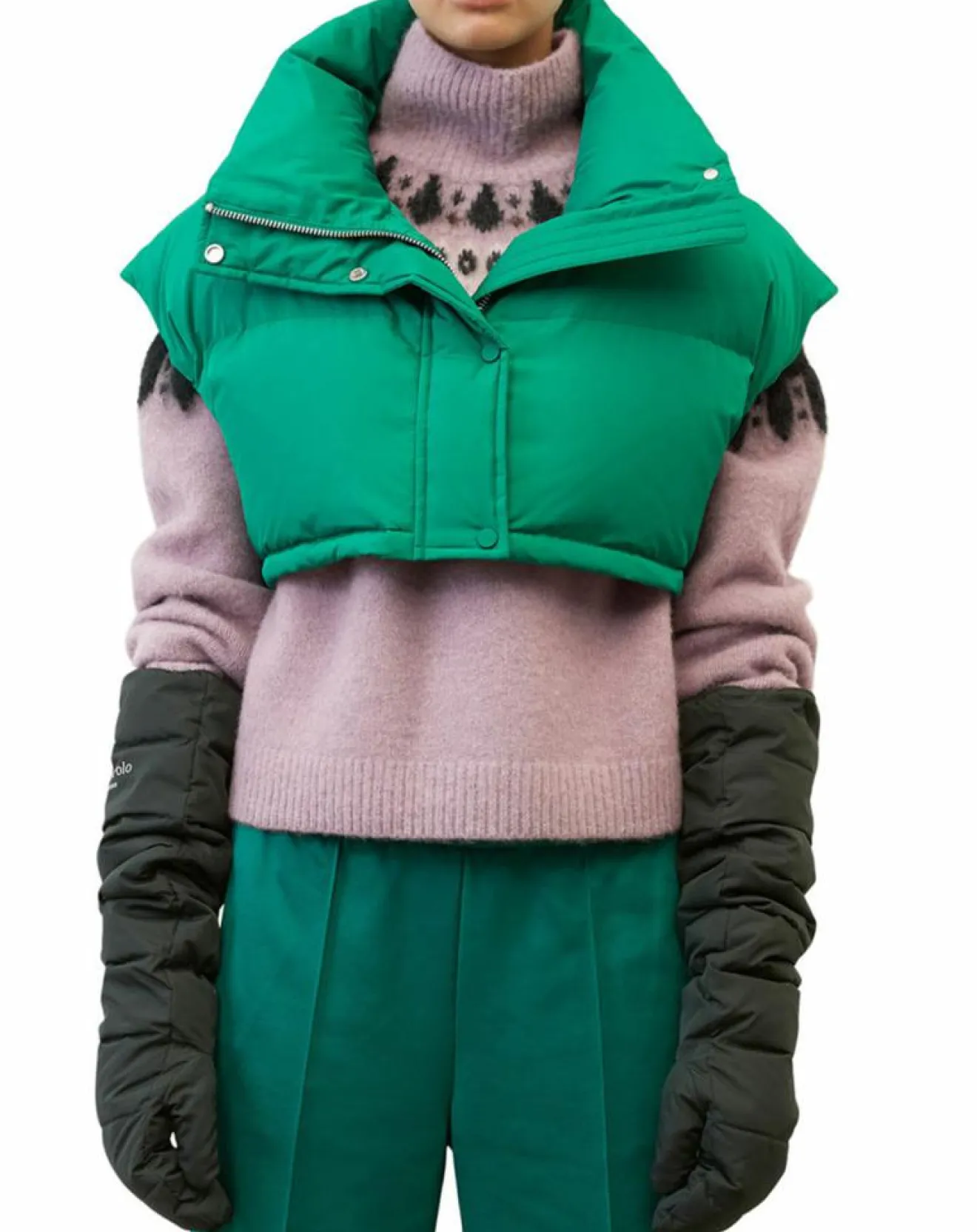 Femme Marc O'Polo Col type doudoune vert