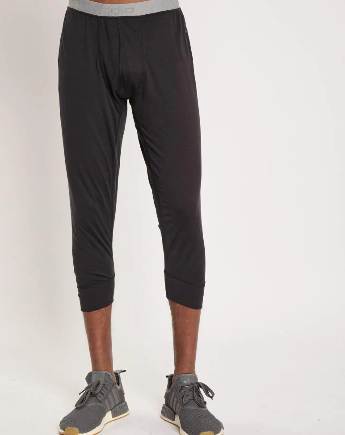 Homme Odlo Collant 3/4 thermique 100% Laine Merino Natural noir