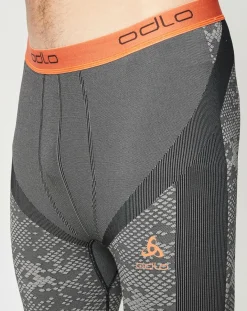Best Odlo Collant technique Blackcomb Evolution Warm gris béton/orange
