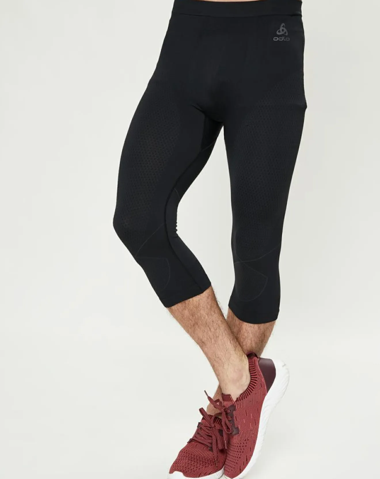 Outlet Odlo Collant technique Evolution Warm noir/gris béton