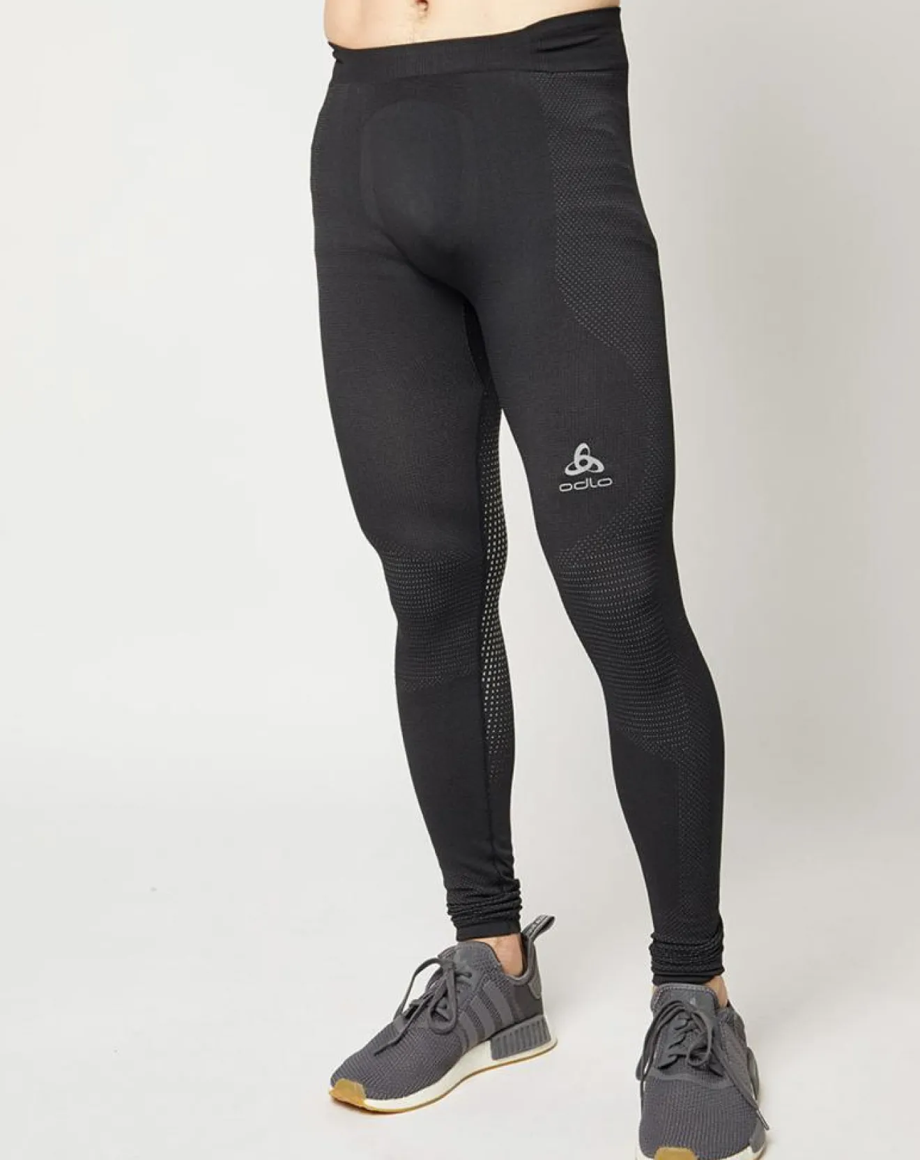 Homme Odlo Collant technique Performance Warm noir/gris