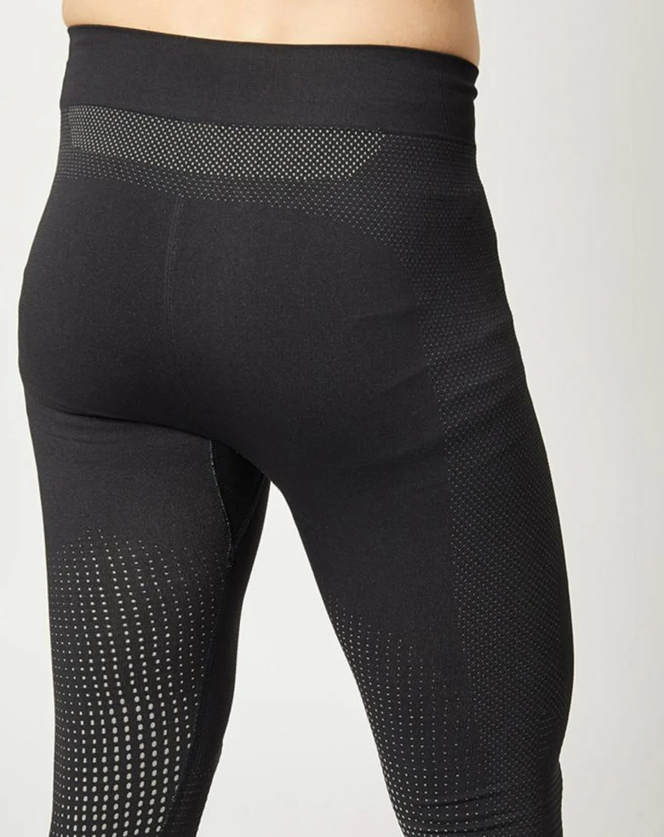 Homme Odlo Collant technique Performance Warm noir/gris
