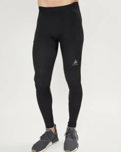 Homme Odlo Collant technique Performance Warm noir/gris