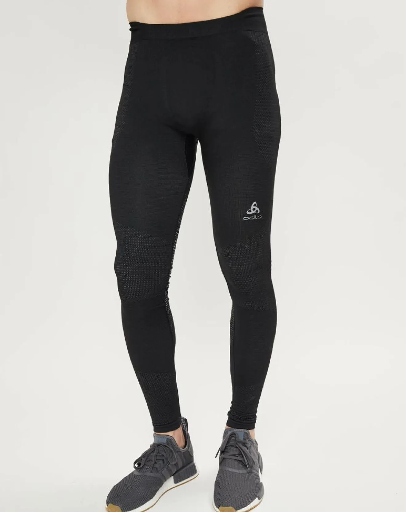 Homme Odlo Collant technique Performance Warm noir/gris