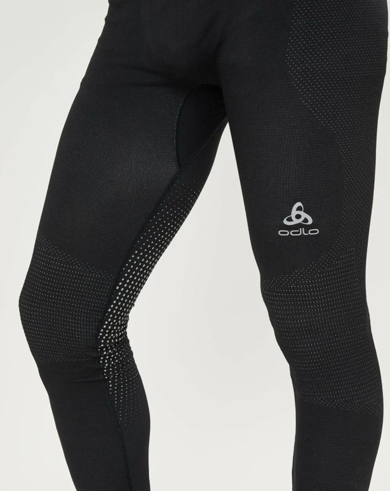 Homme Odlo Collant technique Performance Warm noir/gris