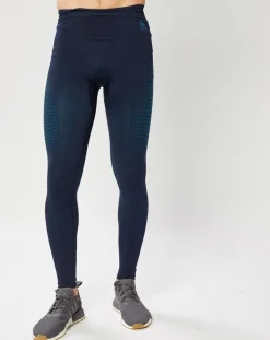 Homme Odlo Collant technique Performance Warm bleu