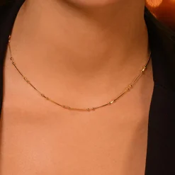 Femme By Rafaella Collier Oria en Argent doré