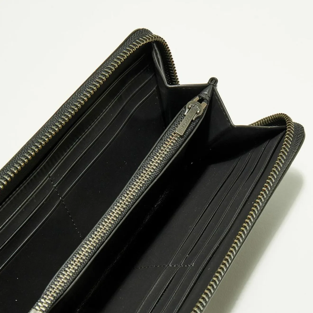 Sale Coach Compagnon Homme en Cuir croco Accordion noir - 9.9x18.9 cm