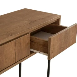 Wooden Art Console Mia noyer/noir - 120x90x36 cm