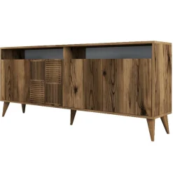 Wooden Art Console Milan marron - 180x78.6x35 cm
