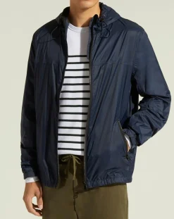 Homme Galeries Lafayette Coupe-vent à Capuche Laway bleu marine
